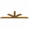 Ekena Millwork Richland Rough Sawn Timber Gable Bracket, Western Red Cedar, 72"W x 24"H x 2"D x 4"F, 8/12 Pitch GBW072X24X0204RIC00RWR - alternate 2